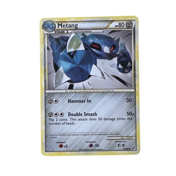 Metang Pokemon Card EX Delta Species Holo 61/101 Rare TCG Collectible MP/LP - Picture 1 of 2